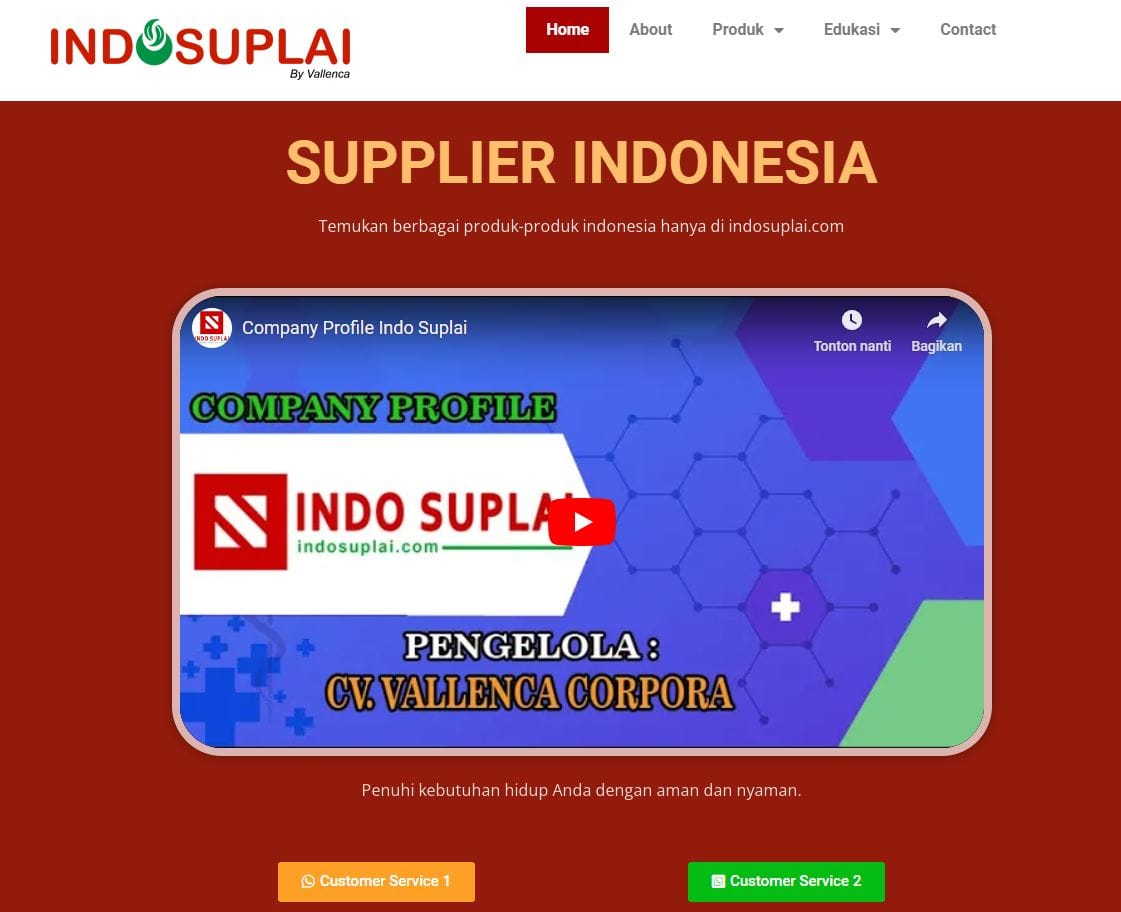 Website Penjualan Indosuplai