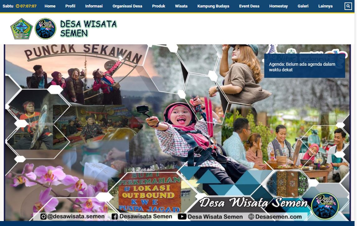 Website Pemerintah Desa Semen Gandusari Blitar