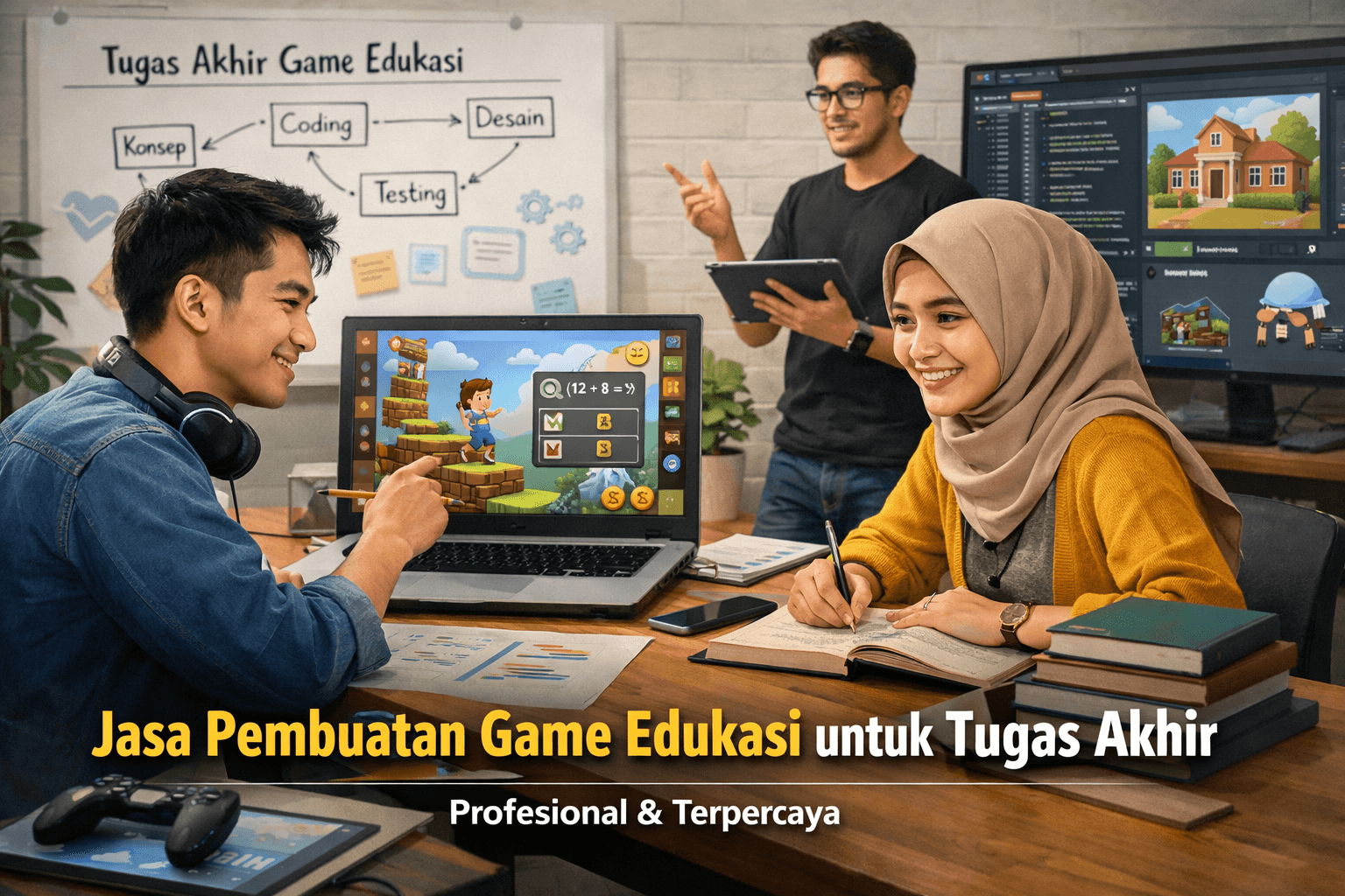 Tugas Akhir tentang Game Edukasi? Jangan Cuma Jadi Wacana, Wujudkan dengan Jasa Profesional yang Tepat