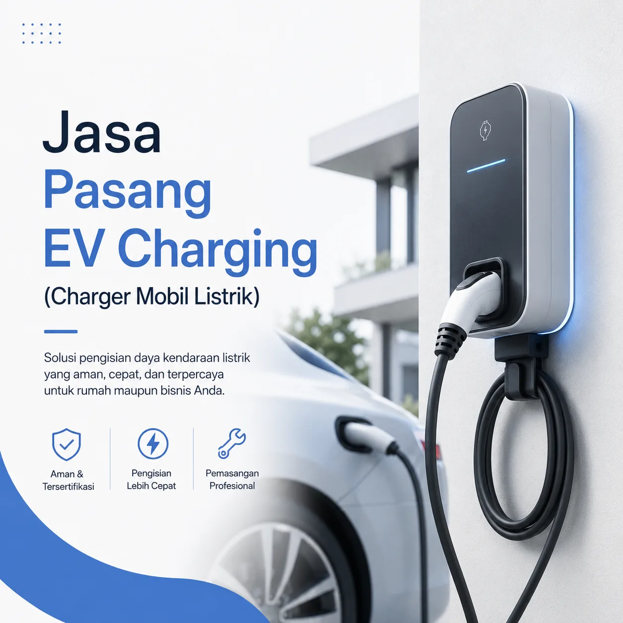 Jasa Pemasangan EV Charger (Charger Mobil Listrik)