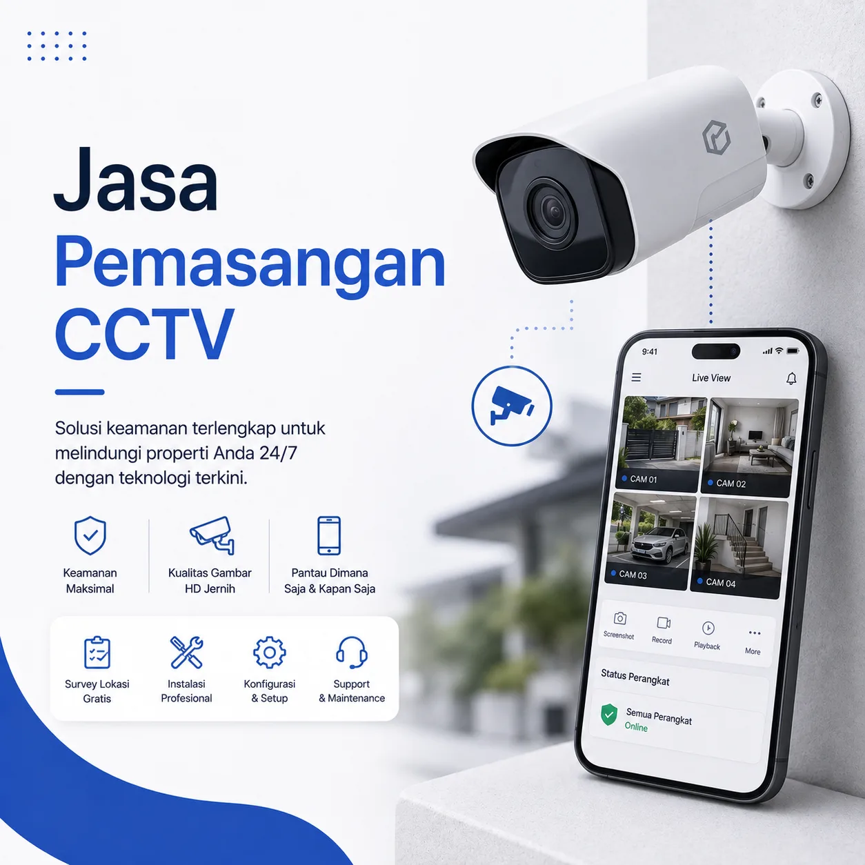 Jasa Pemasangan CCTV & Security System