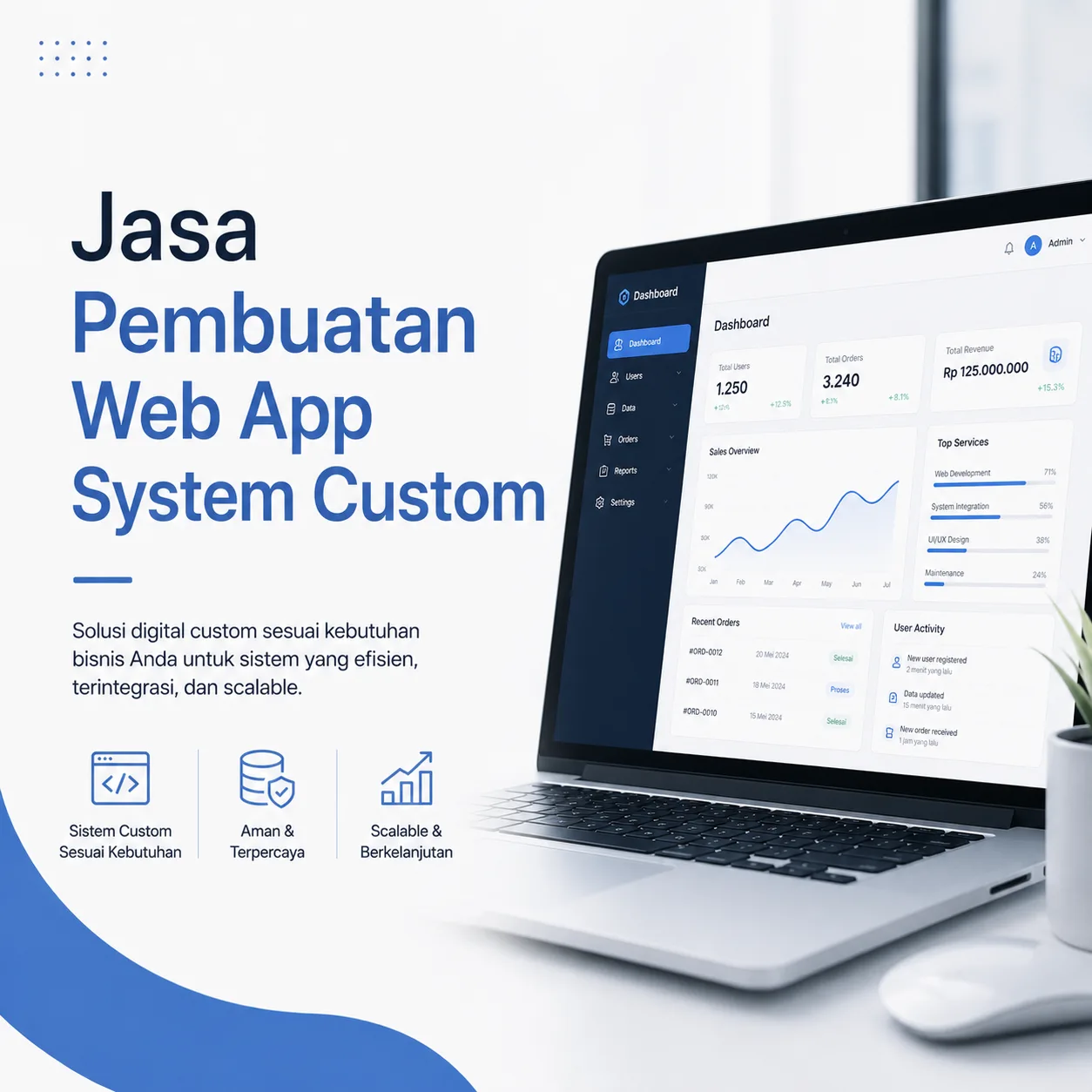 Jasa Pembuatan Web App System Custom