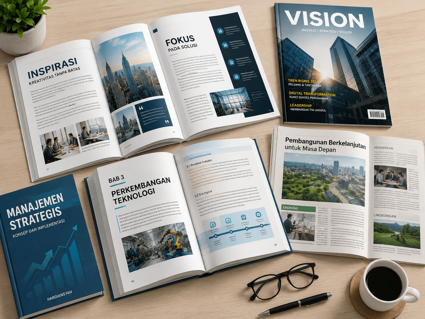 Jasa Desain Layout Majalah, Buku, dan Tabloid Profesional untuk Hasil Berkualitas