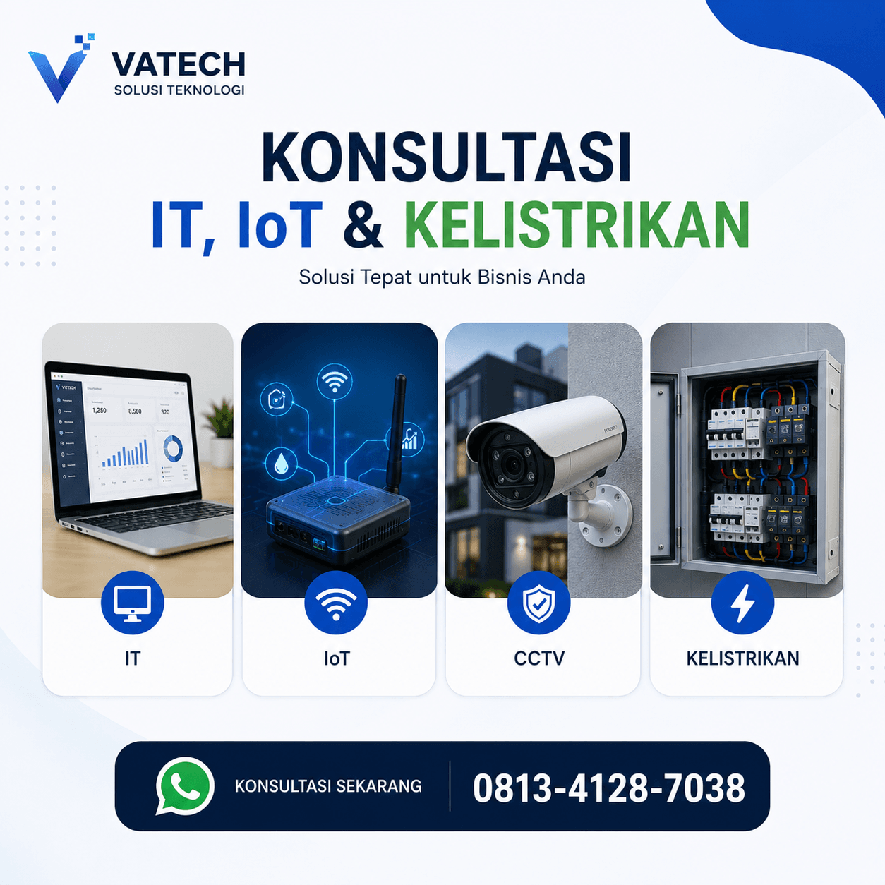 Jasa Konsultasi IT, IoT & Kelistrikan Profesional