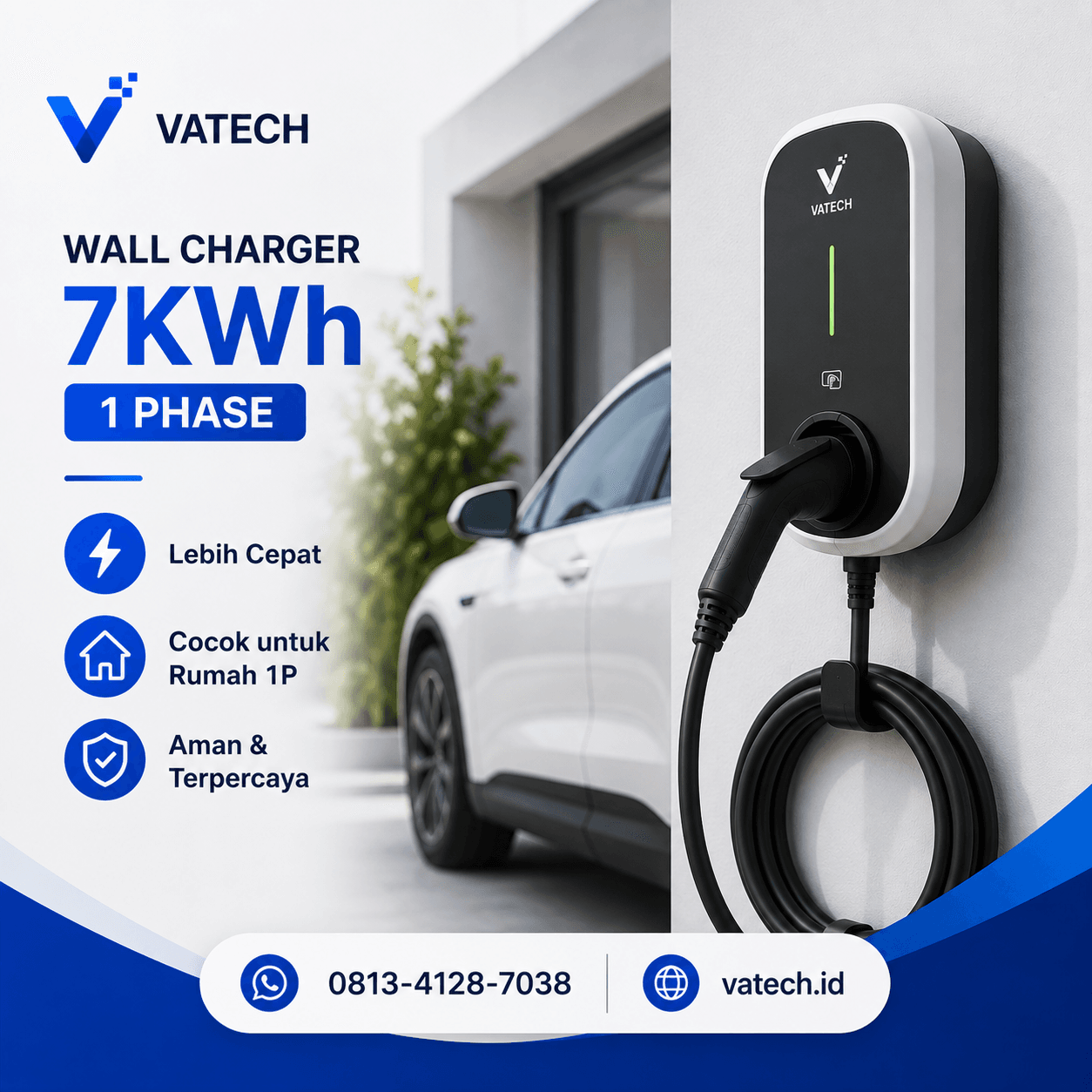 Wall Charger 7 kWh 1 Phase