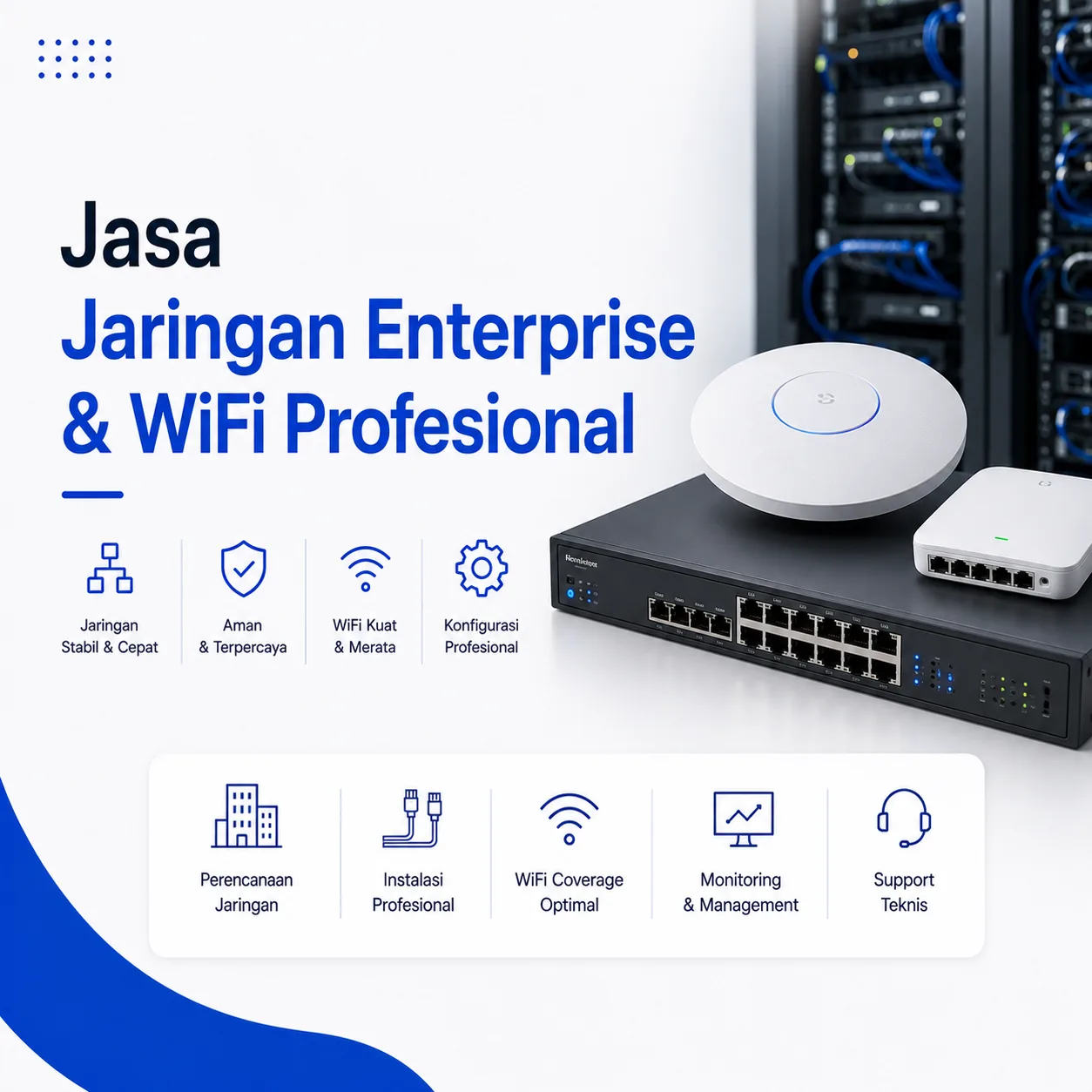 Jaringan Enterprise & WiFi Profesional
