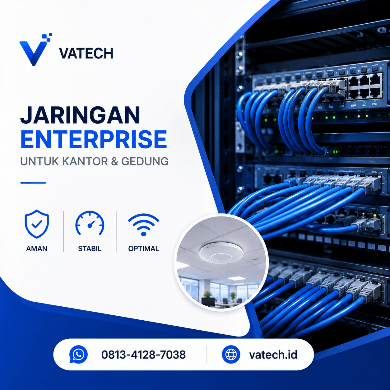 Jasa Jaringan Enterprise untuk Kantor dan Gedung Profesional