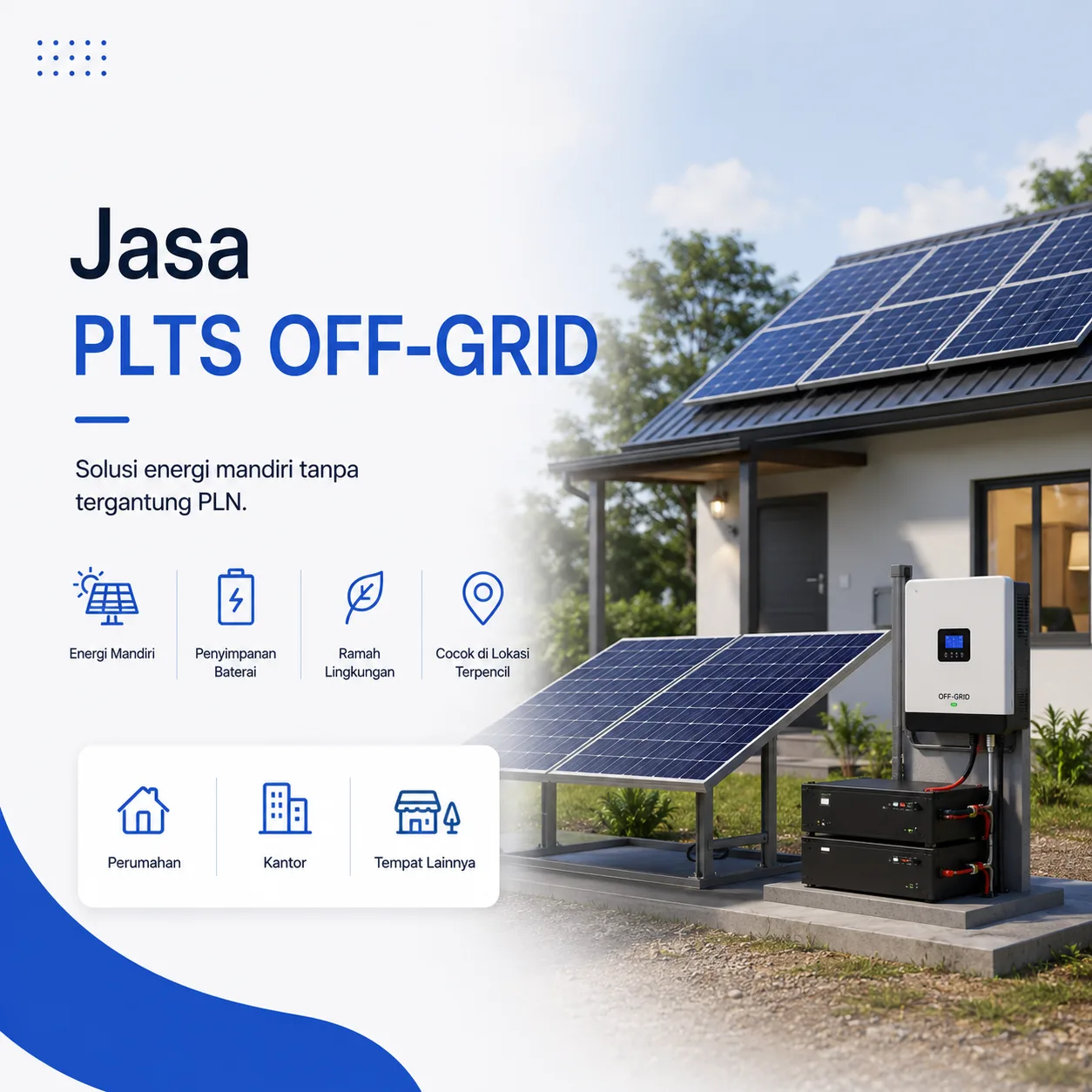 Jasa Instalasi PLTS (Panel Surya)