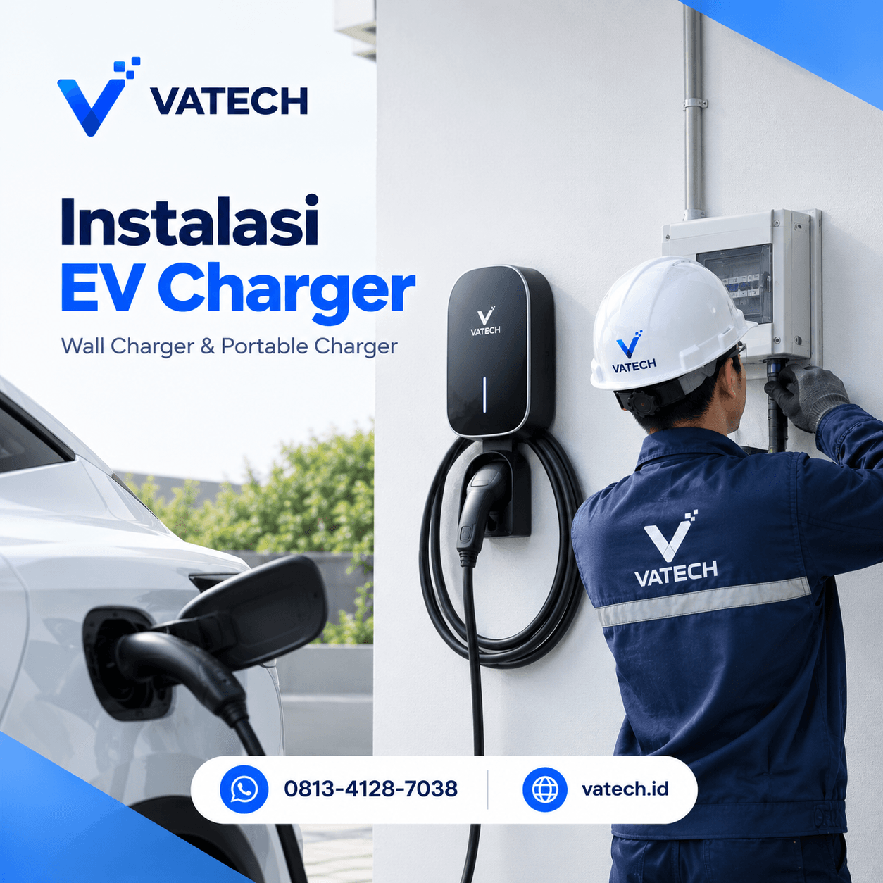 Jasa Instalasi Listrik Wall Charger & Portable Charger