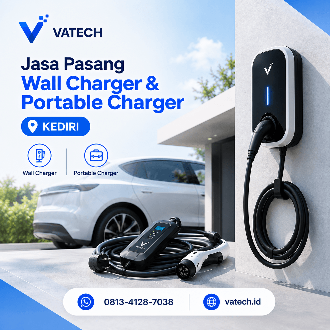 Jasa Pasang Wall Charger & Portable Charger Kediri