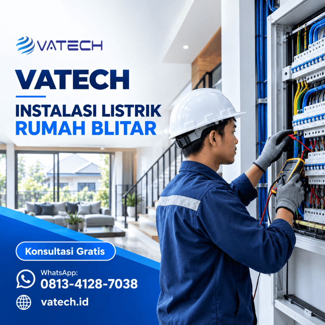 Jasa Instalasi Listrik Blitar Profesional dari Vatech