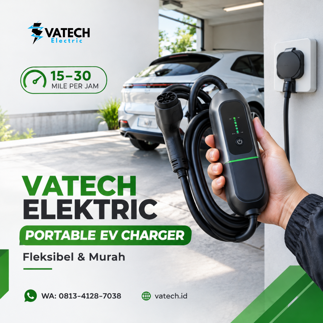 Portable EV Charger: Solusi Pertama yang Murah dan Practical untuk Pemilik Mobil Listrik
